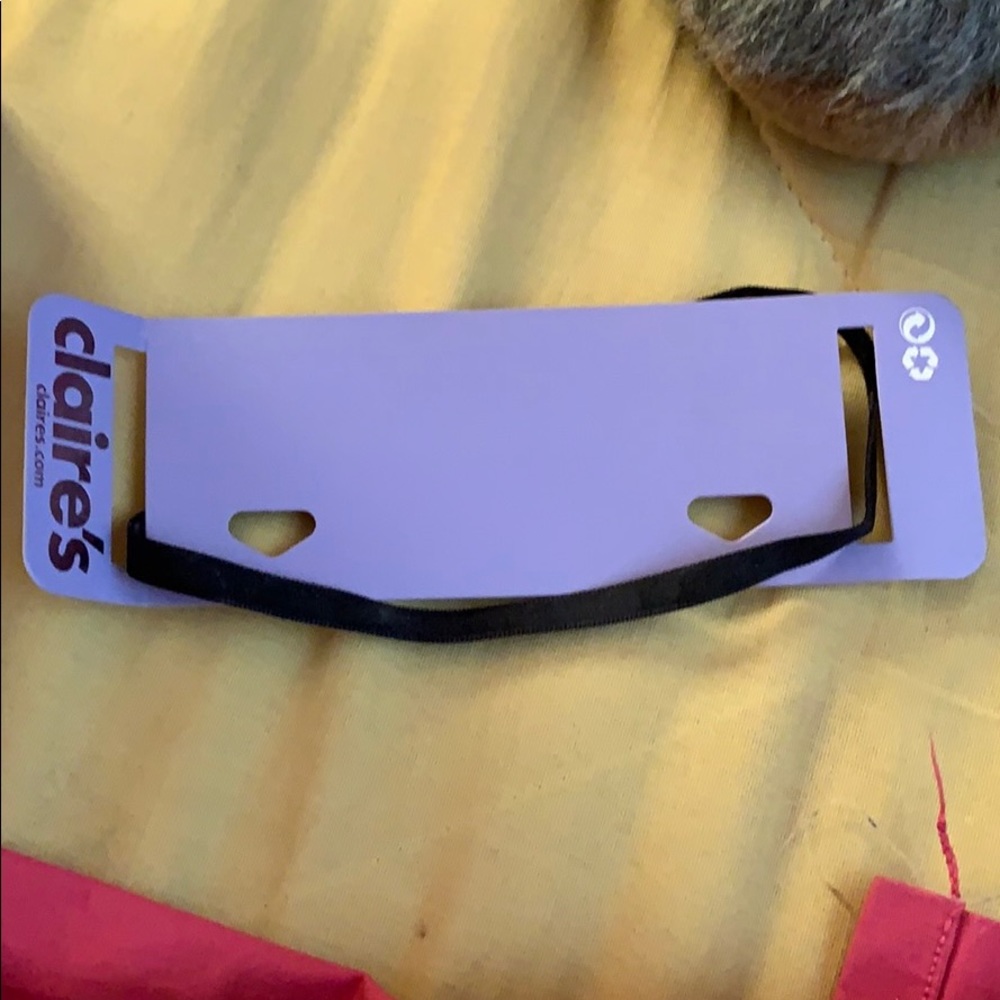 Black choker from Claire’s